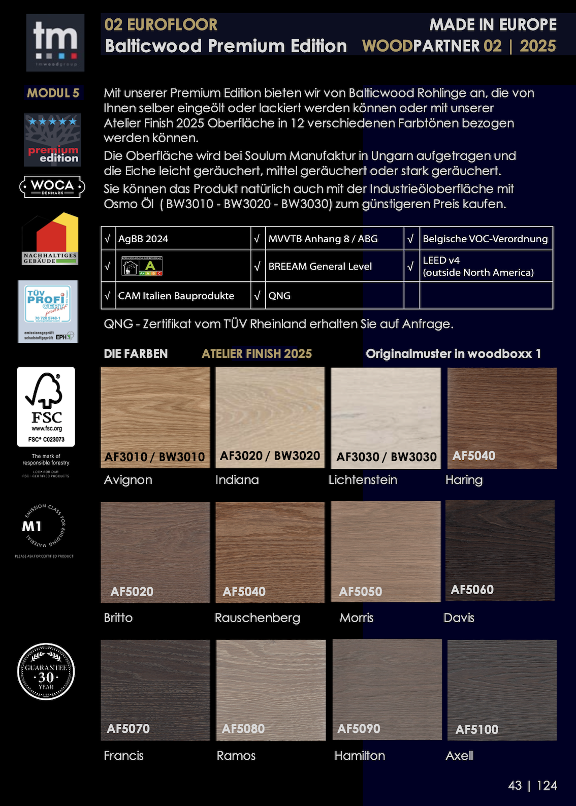 Balticwood Premium Edition mit Atelier Finish 2025