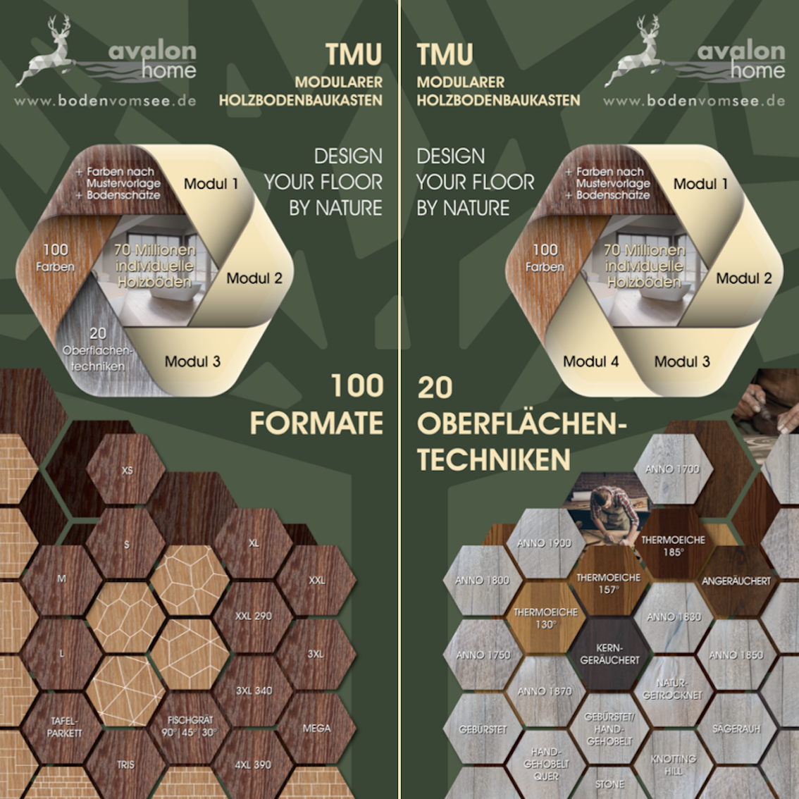 TMU - Modularer Holzbodenbaukasten Modul 3 + 4